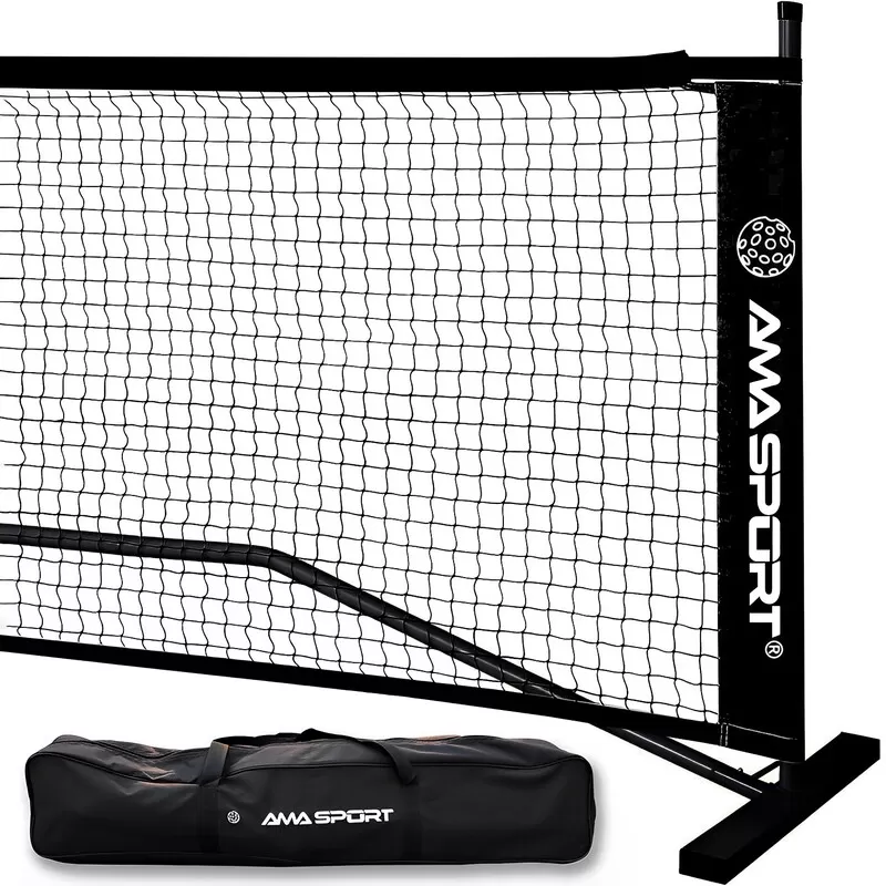 1 main black ama sport portable pickleball net home