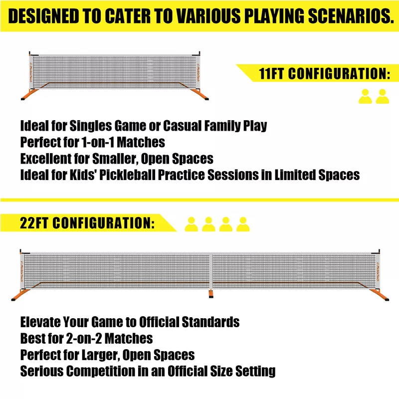 2 in 1 pickleball net 6 0 china