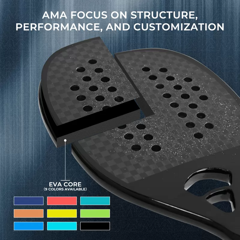 beach tennis racket bt18 12k custom