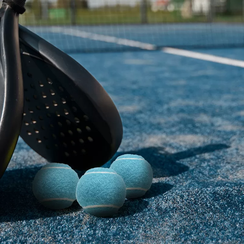 blue paddle ball china