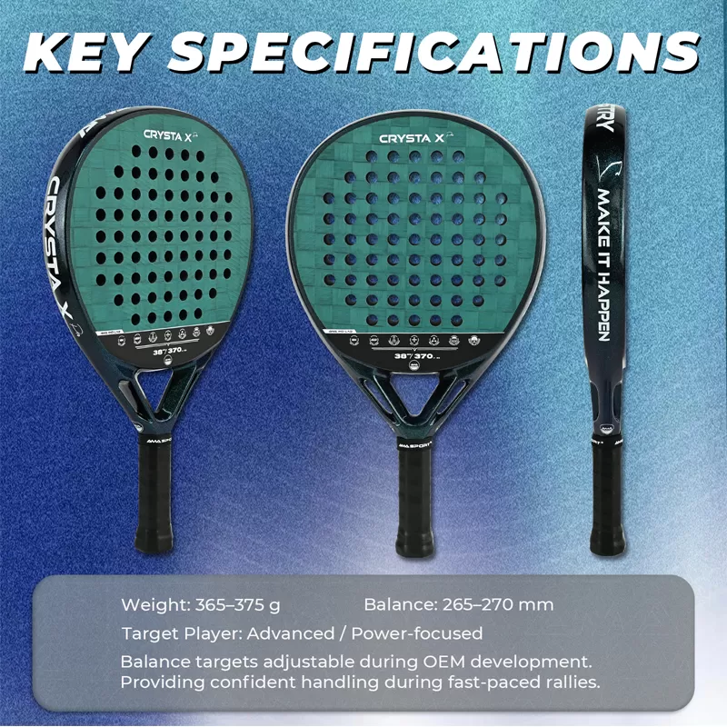 Details of CRYSTA Padel Racket
