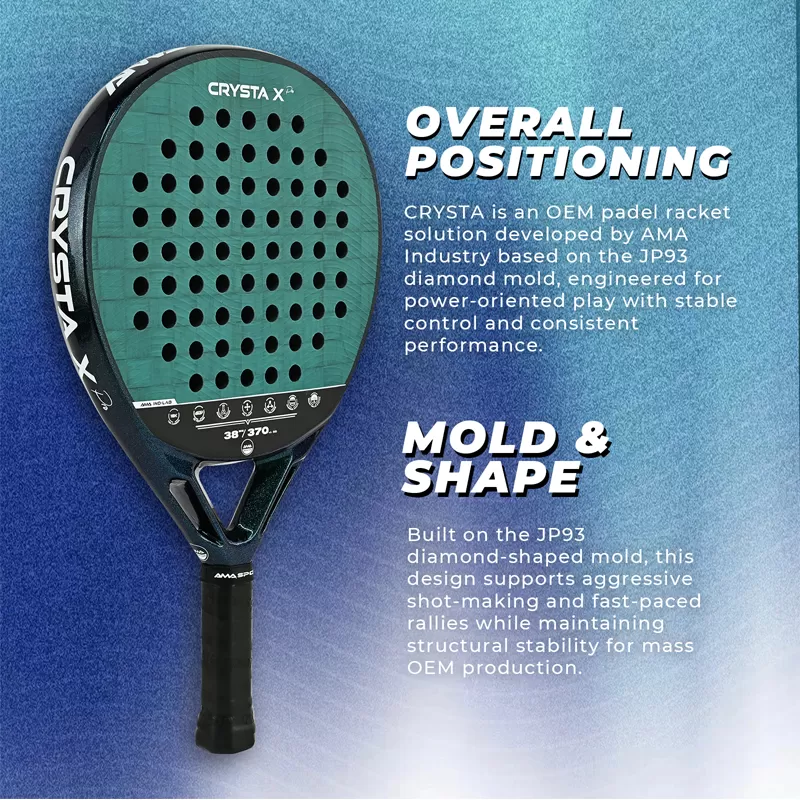 Details of CRYSTA Padel Racket