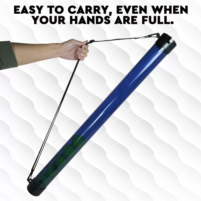 dark blue tennis ball hopper custom