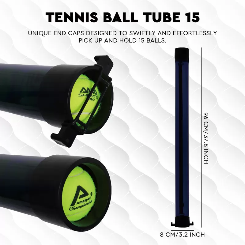 dark blue tennis ball hopper types