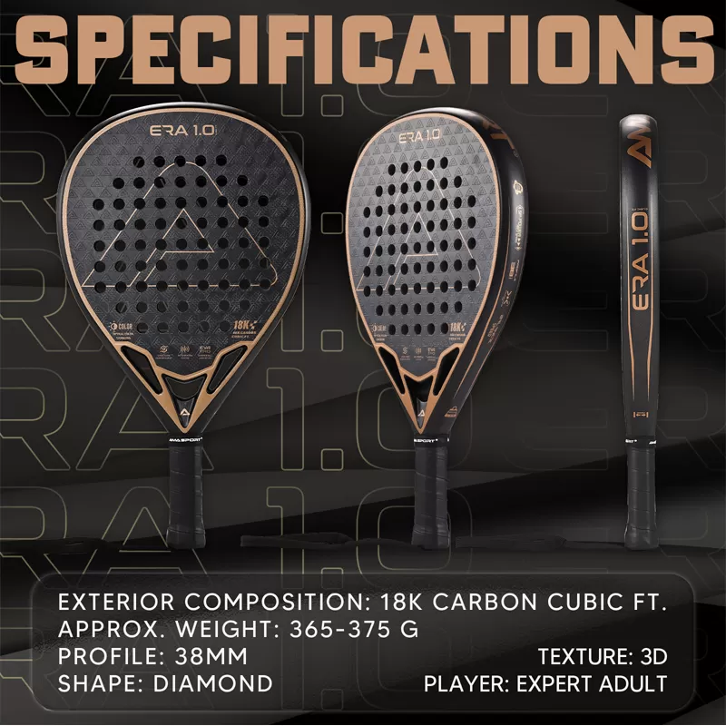 Details of ERA 1.0 Cubic FT Padel Racket
