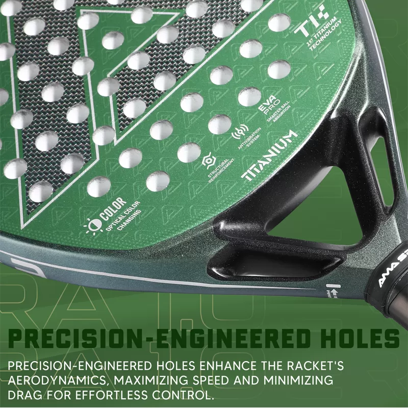 Details of ERA 1.0 Titanium Green Padel Racket