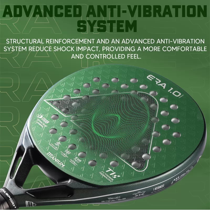 Details of ERA 1.0 Titanium Green Padel Racket