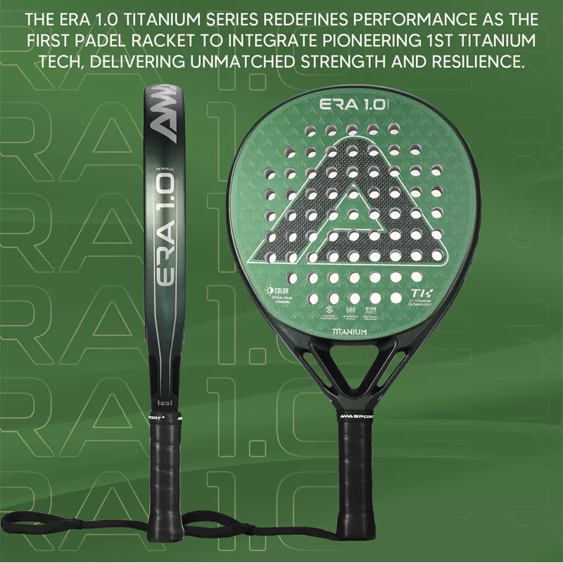 Details of ERA 1.0 Titanium Green Padel Racket