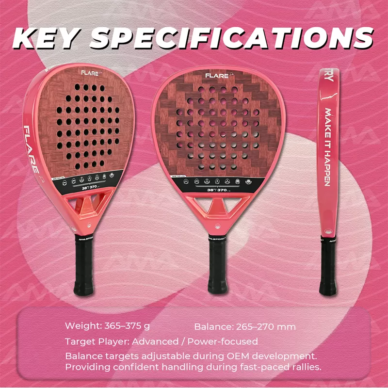 Details of Flare Padel Racket
