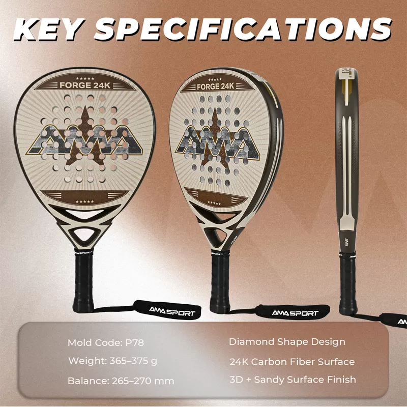 Details of FORGE Brown Padel Racket