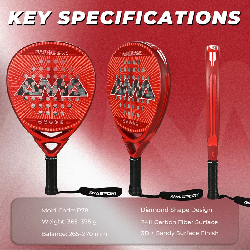 Details of FORGE Red Padel Racket