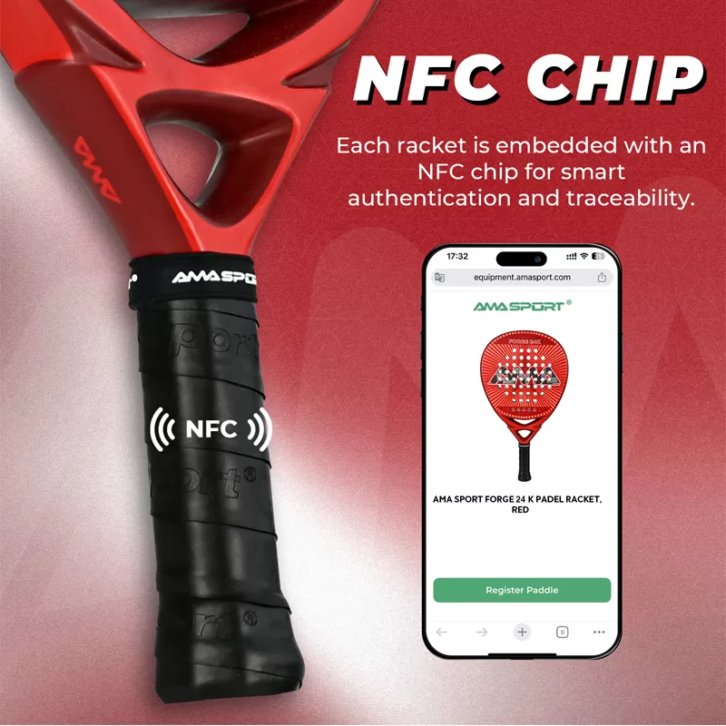 Details of FORGE Red Padel Racket