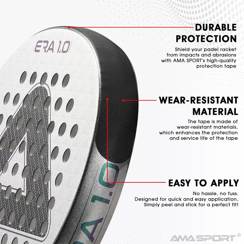 fp03 ama sport padel racket textured protection tape types