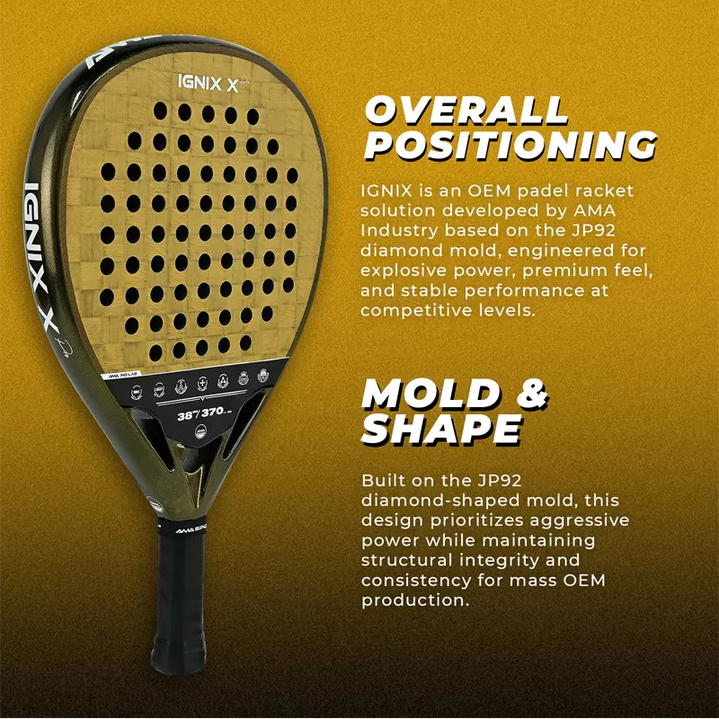 ignix padel racket detail use