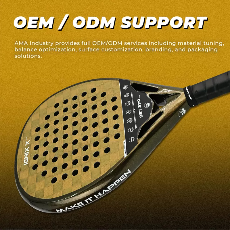 ignix padel racket detail uses