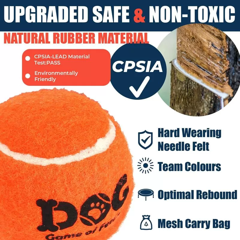 mix color dog tennis ball china