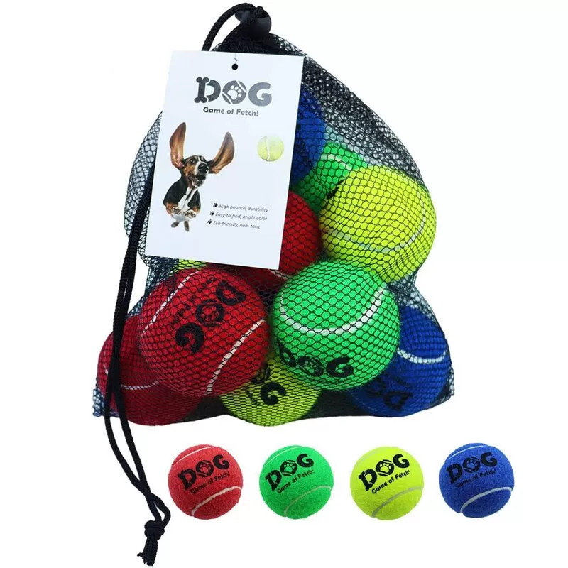 mix color dog tennis ball supplier