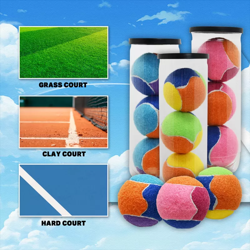 mix color tennis ball supplier