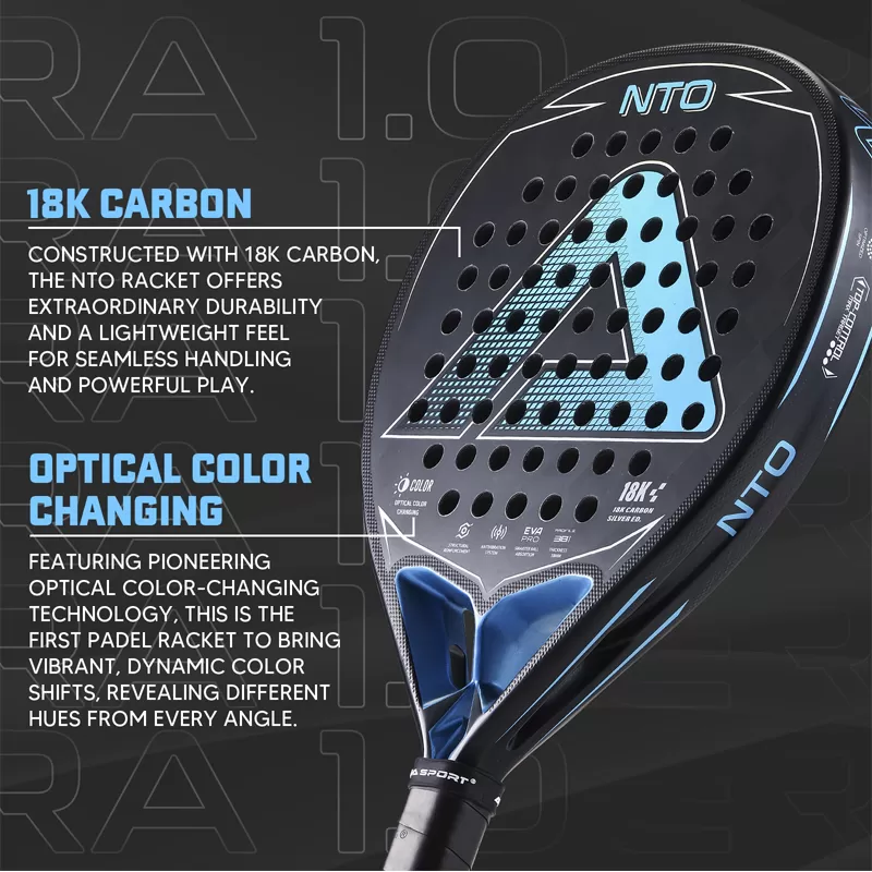 Details of NTO Blue Padel Racket