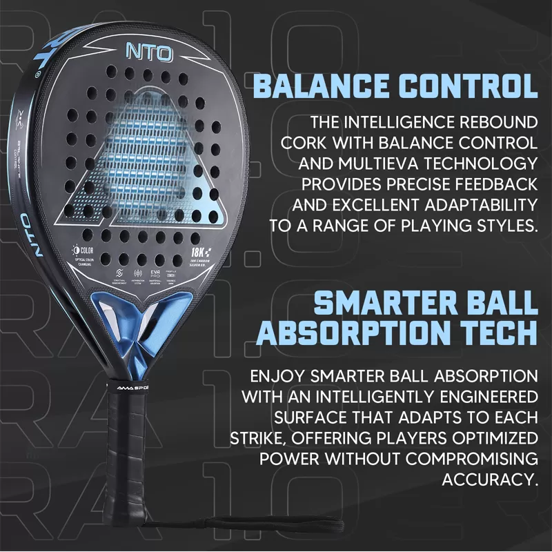 Details of NTO Blue Padel Racket
