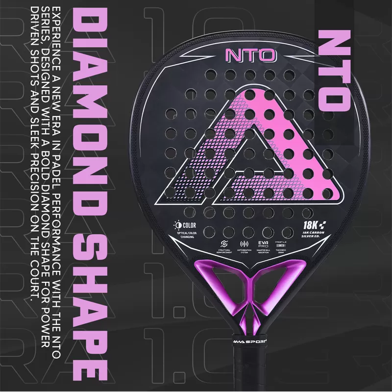Details  of  NTO Pink Padel Racket