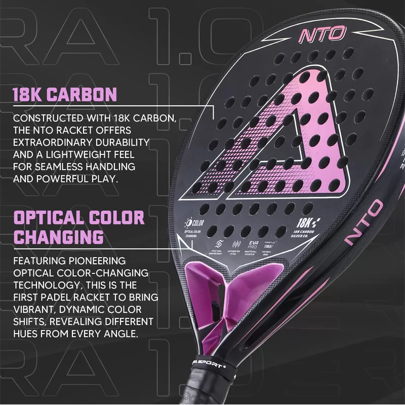 Details  of  NTO Pink Padel Racket