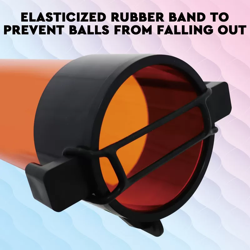 orange tennis ball hopper types