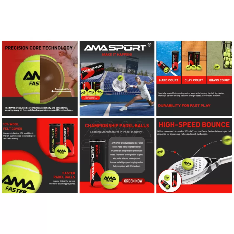 padel ball pdb afaster company