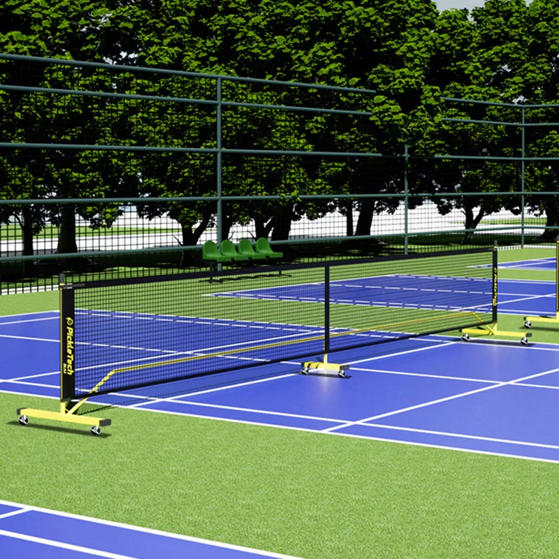 Slim Pickleball Net with Wheels