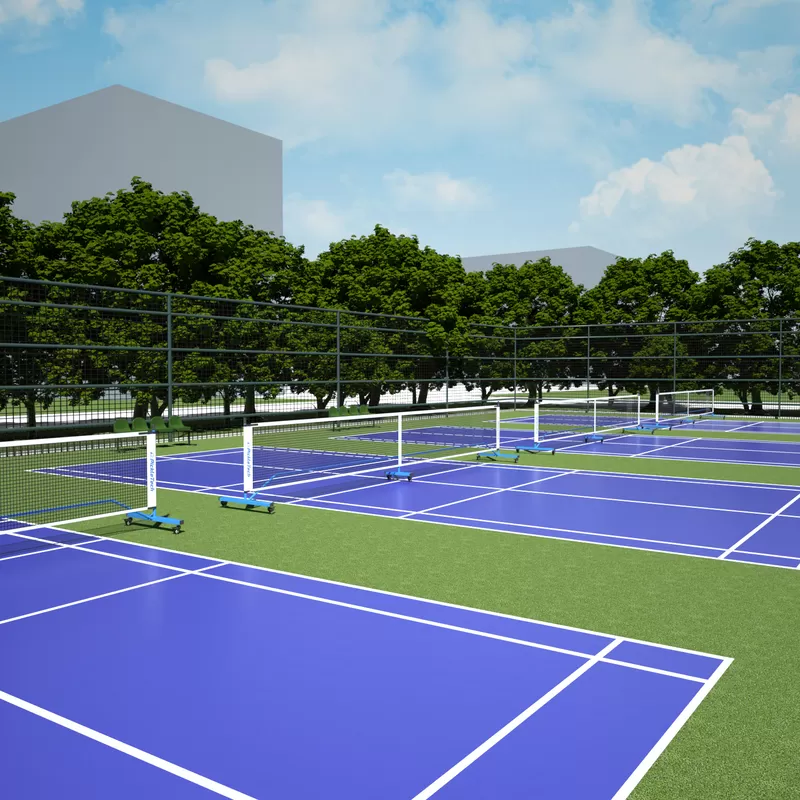 Pickleball Net with Wheels 5.0