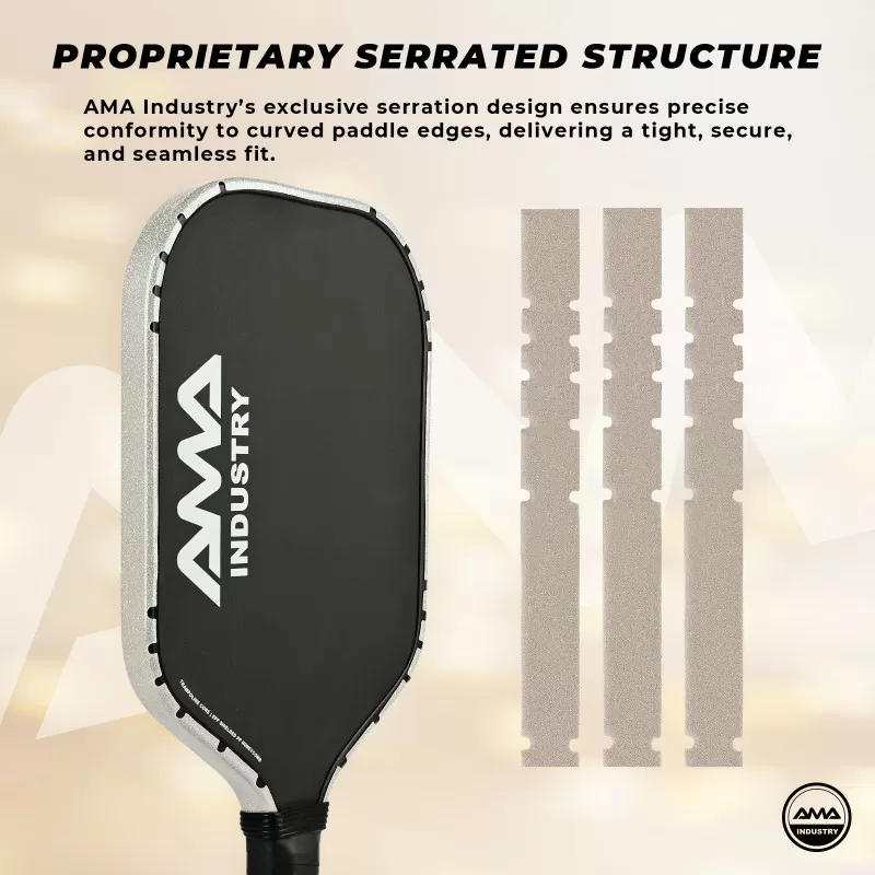 t008 pearlescent glitter edge protection tape pickleball paddle protector