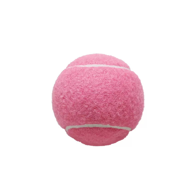 pink tennis ball colored pet tennis ball exporter