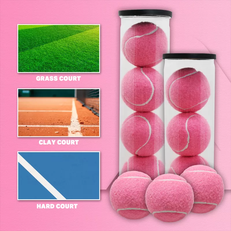 pink tennis ball factory