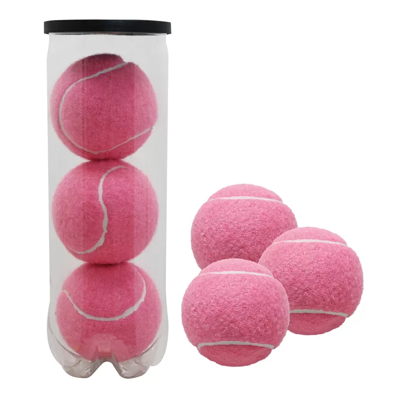 pink tennis ball home