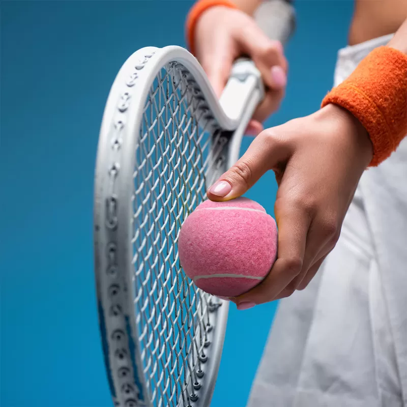 pink tennis ball supplier