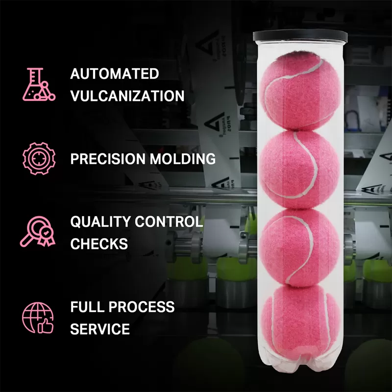 pink tennis ball uses