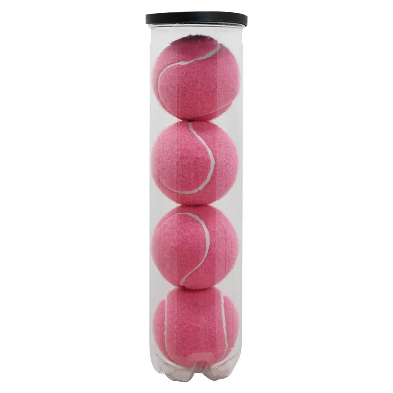 pink tennis ball