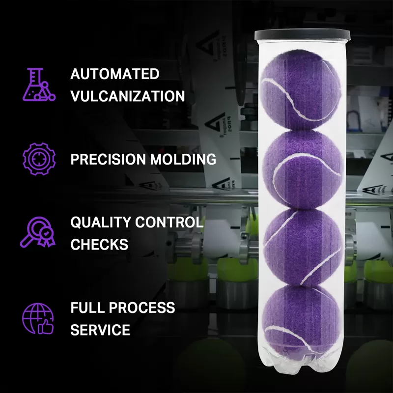 purple tennis ball china