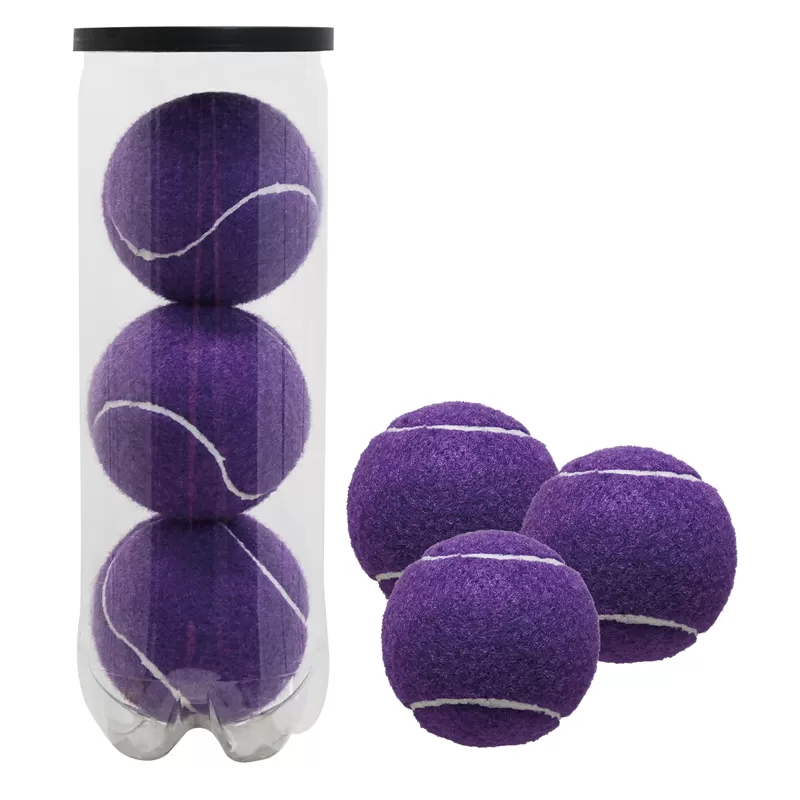 purple tennis ball colored pet tennis ball exporter