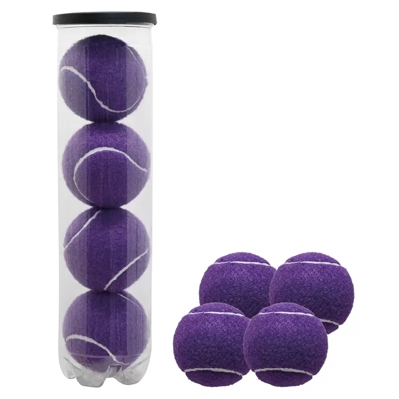 purple tennis ball colored pet tennis ball home
