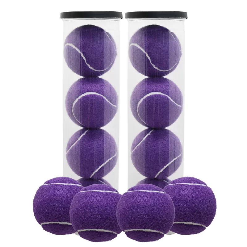 purple tennis ball custom