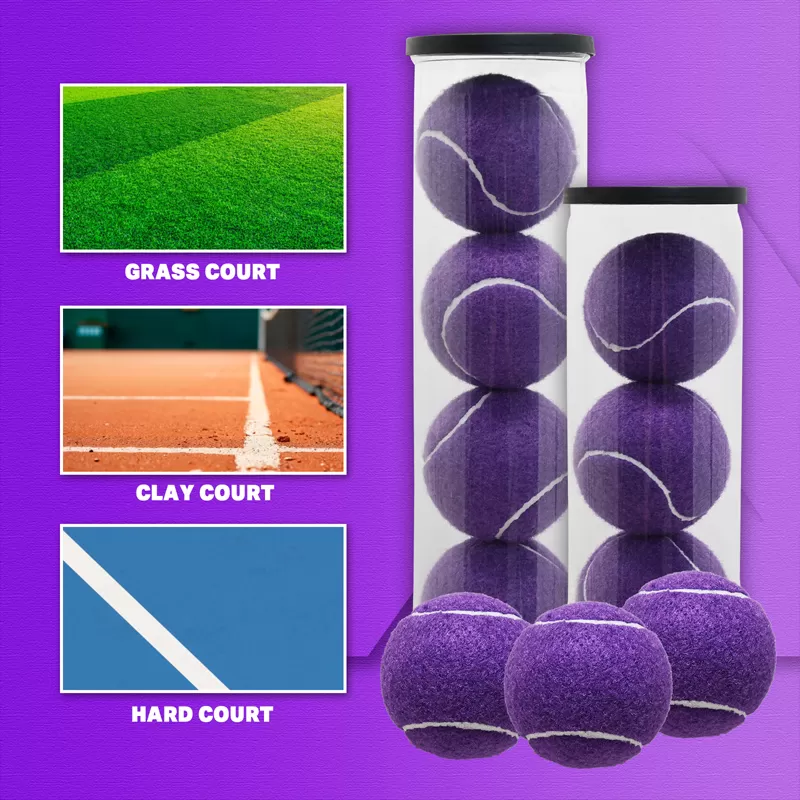purple tennis ball supplier