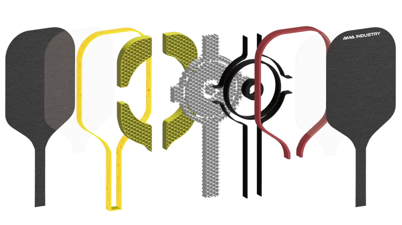 racket structure pickleball paddle 01