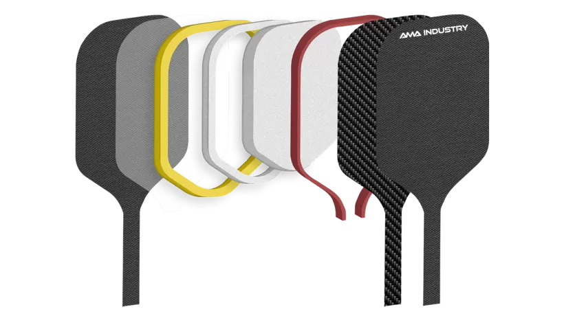 racket structure pickleball paddle new style