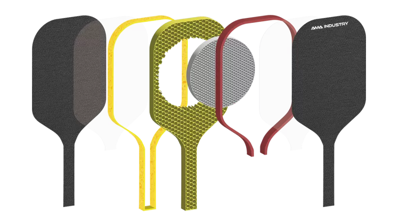 racket structure pickleball paddle size01