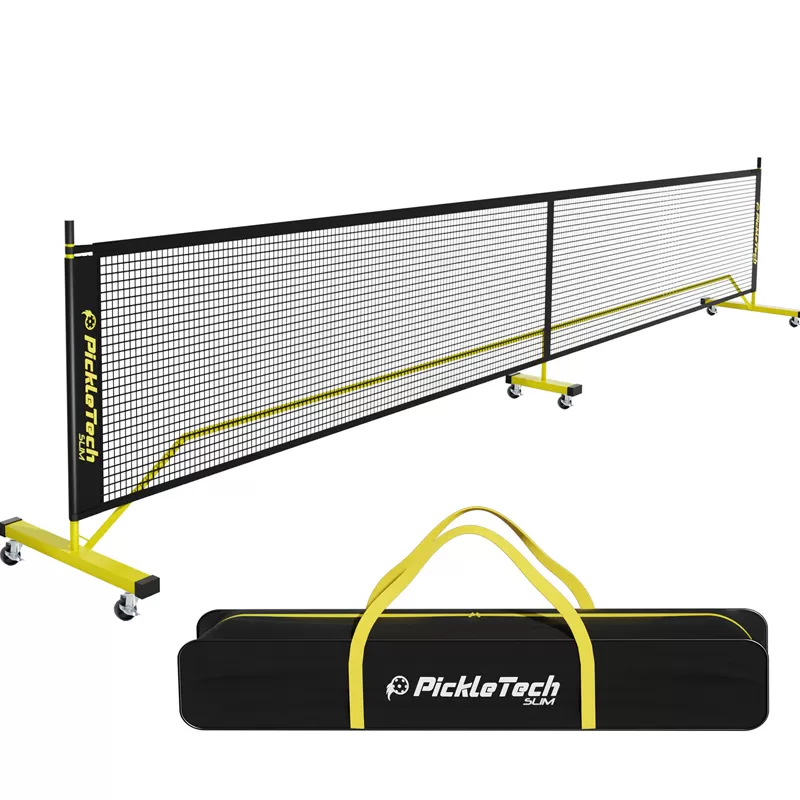 Slim Pickleball Net with Wheels