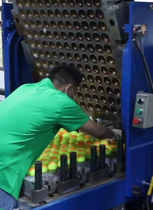 Tennis Ball Manufacture Process