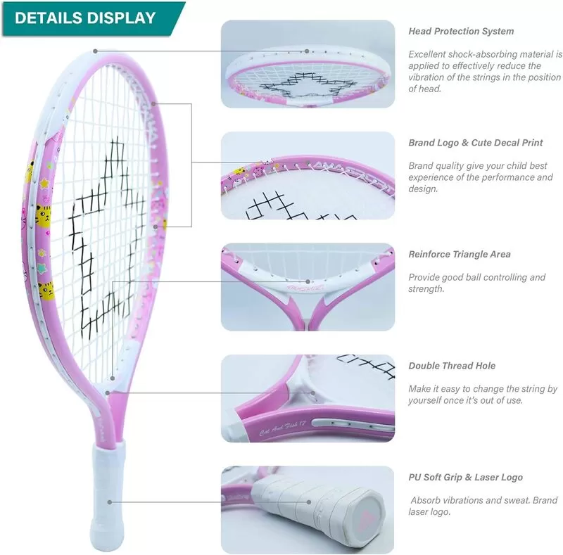 tennis racket kid bp17 pnk china