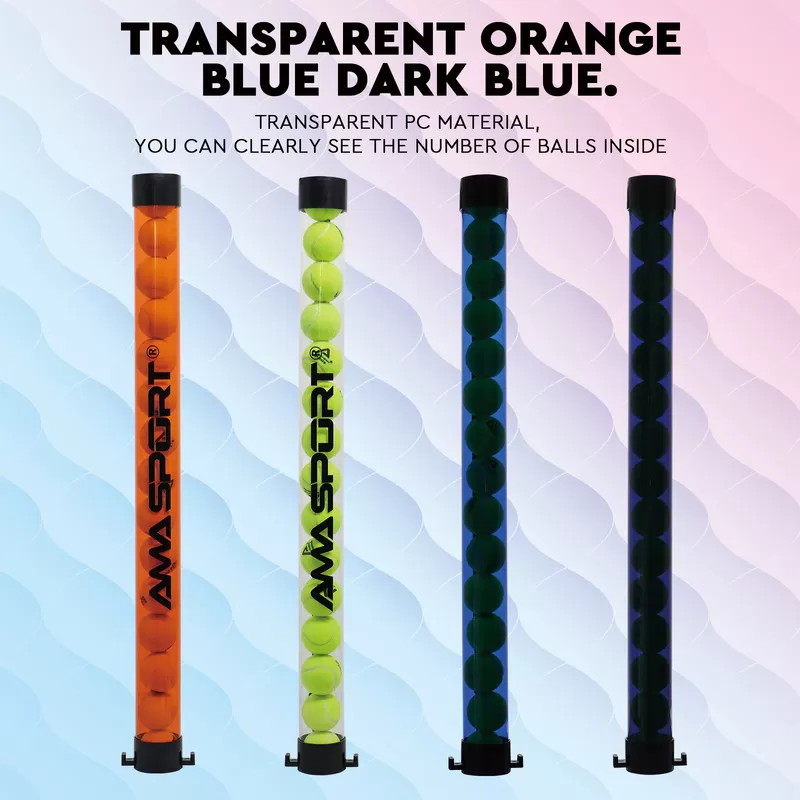 transparent tennis ball hopper china