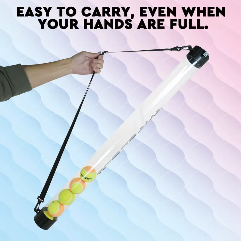 transparent tennis ball hopper for sale